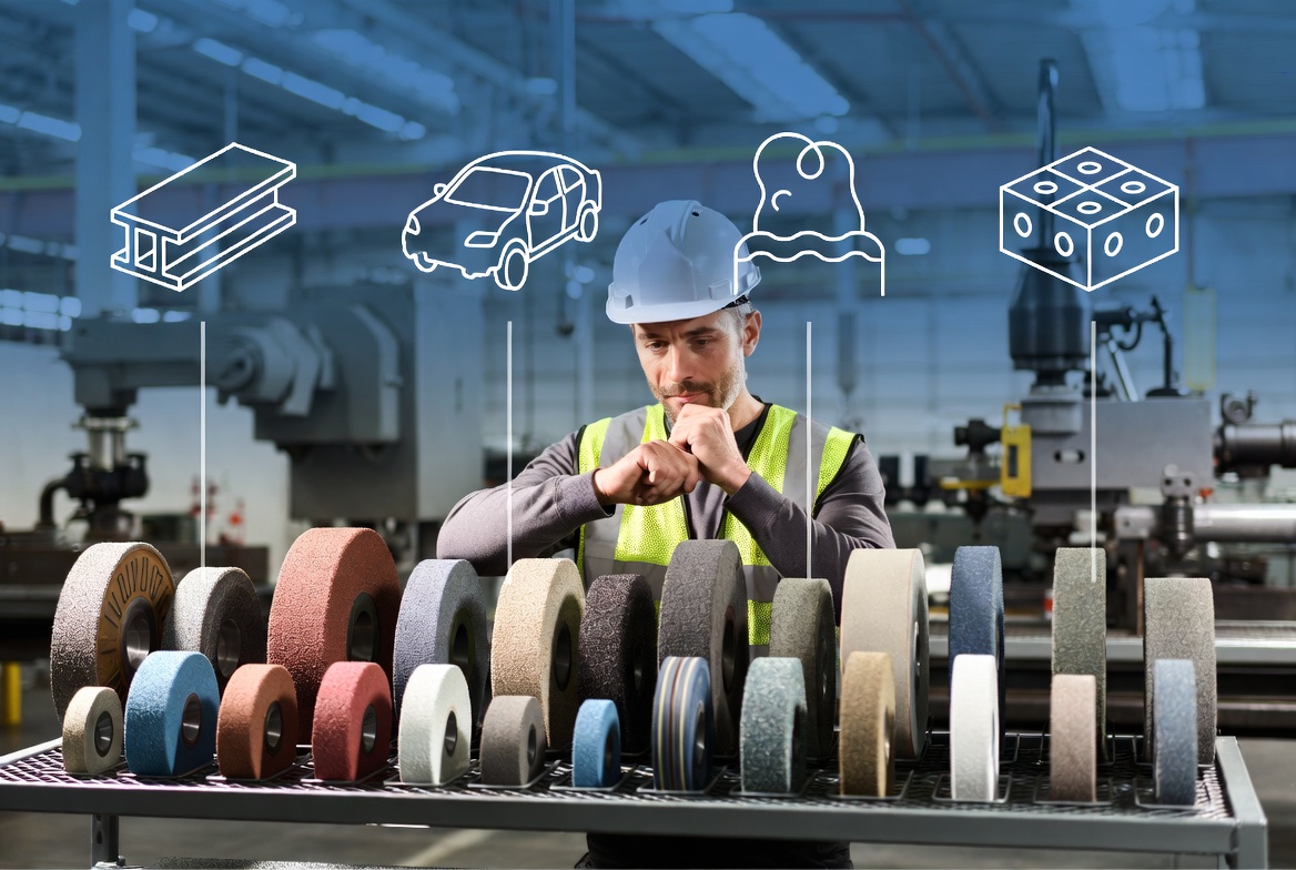 Selectie van slijpschijven per industrie